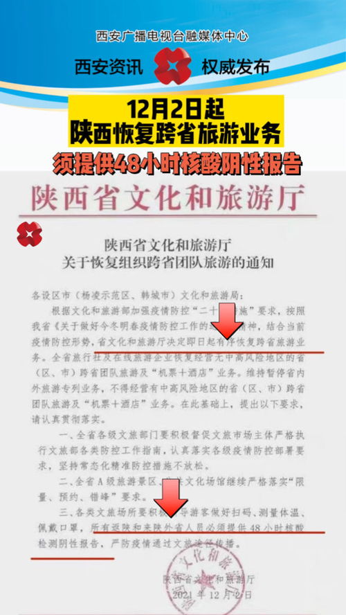陕西省恢复跨省旅游业务 旅客须提供48小时核酸报告确保安全出行